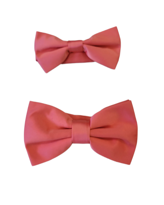 Coral Bow Tie