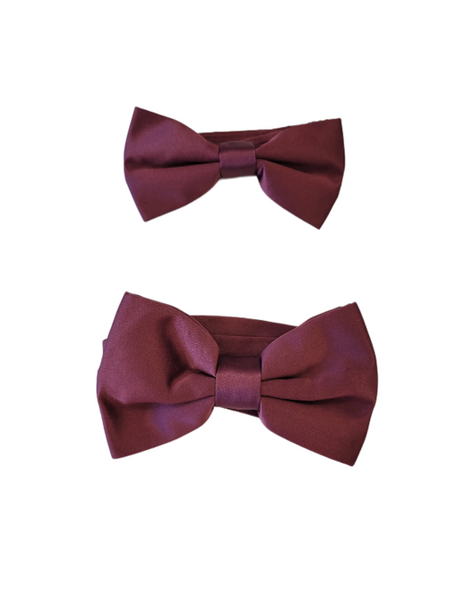 Burgundy Bow Tie