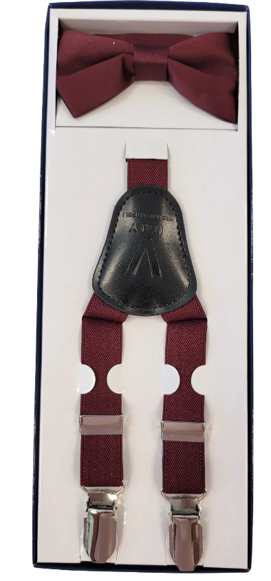 Burgundy Suspender